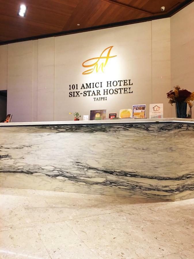 Amici Hotel Six Star Hostel Tajpej Zewnętrze zdjęcie